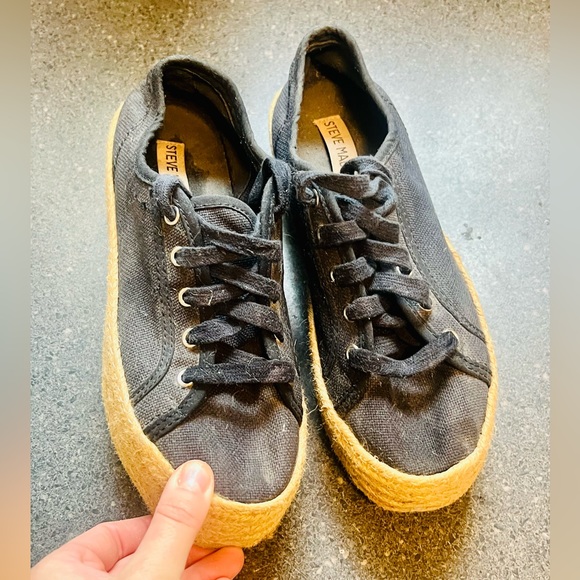 Steve Madden Women’s Hampton Espadrille Casual Platform - Picture 5 of 6